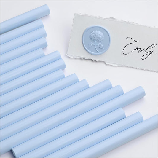 elegant Light Blue Was Seal Stick (Comes in multiple colors) for Wedding Invitations | Romantic Vintage Envelope Seals