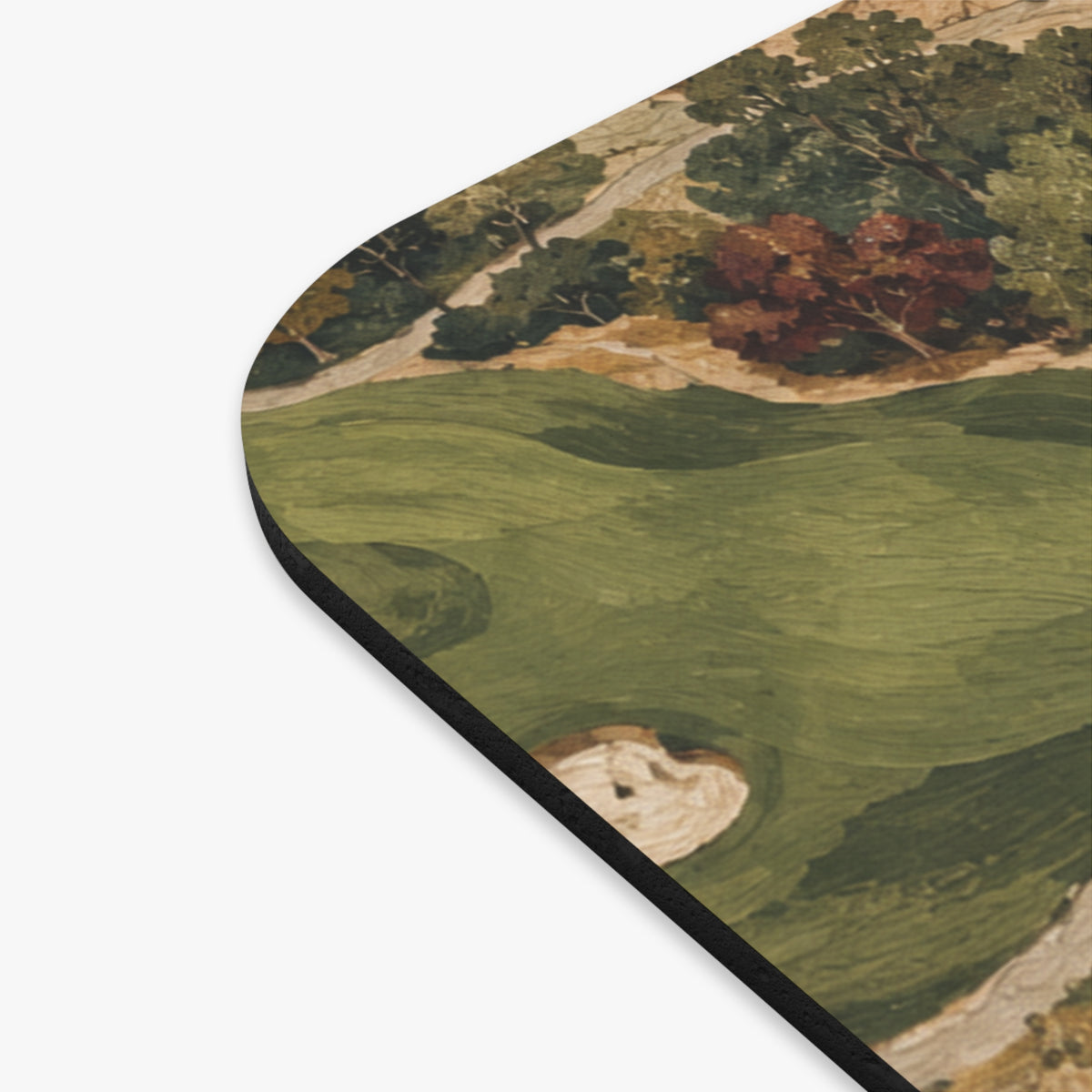 The Back Nine | Vintage Golf Course Mouse Pad (Rectangle)