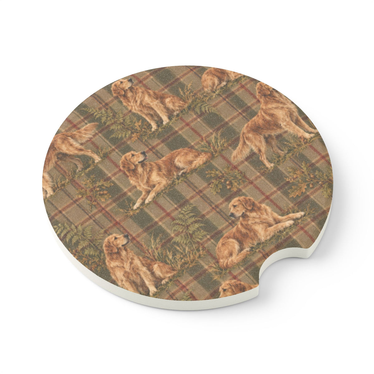 Man's Best Friend Soapstone Car Coaster