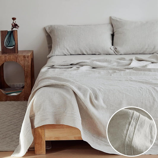 Simple & Opulence French Linen Sheet Set