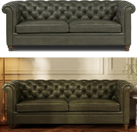Vintage Chesterfield Leather Sofa | Timeless Luxury Living Room Inspiration