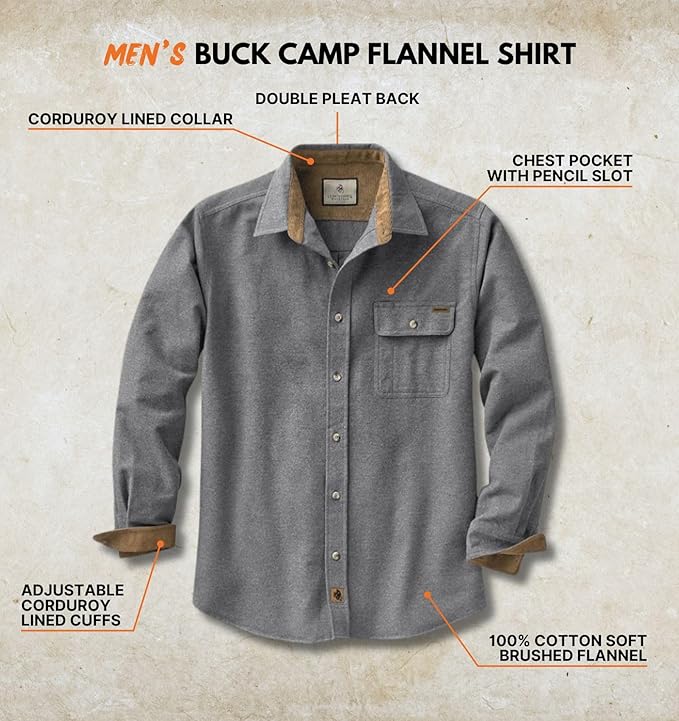 Heritage Trail Flannel Button Down