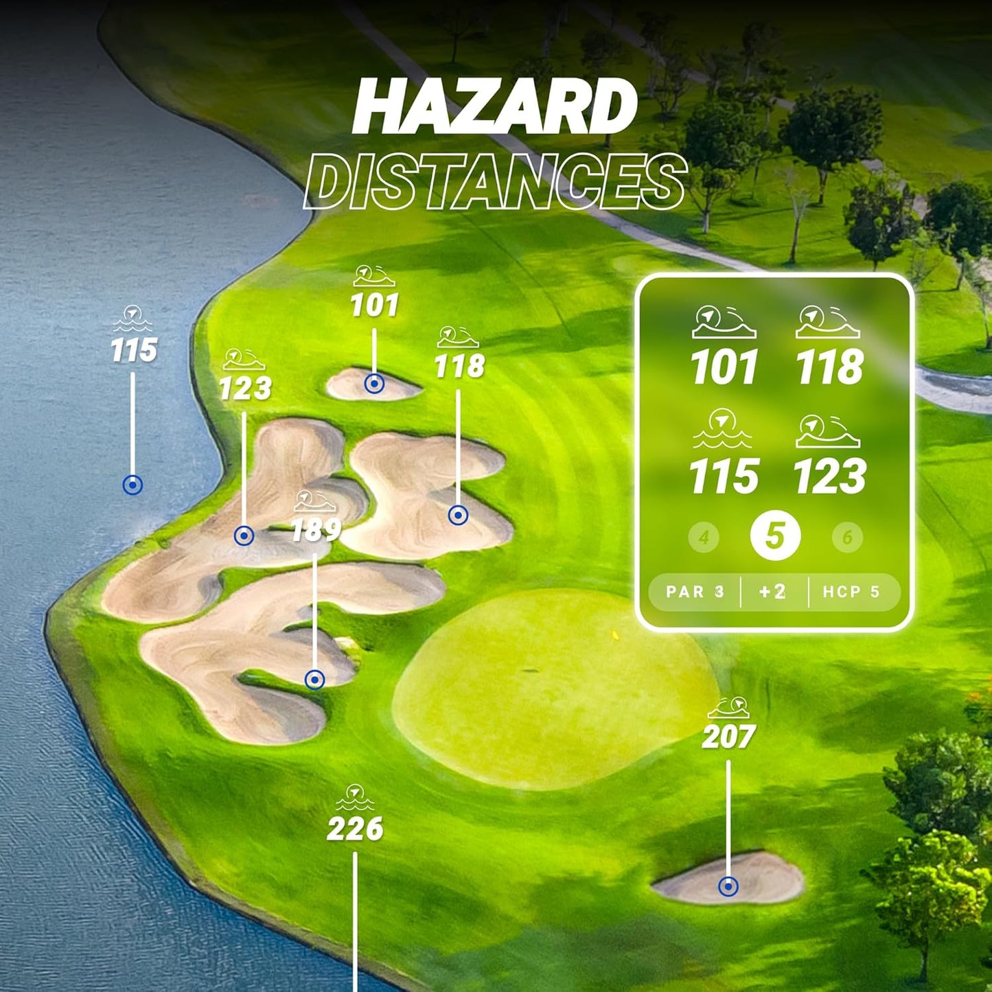 Blue Tees Golf Player + GPS Speaker