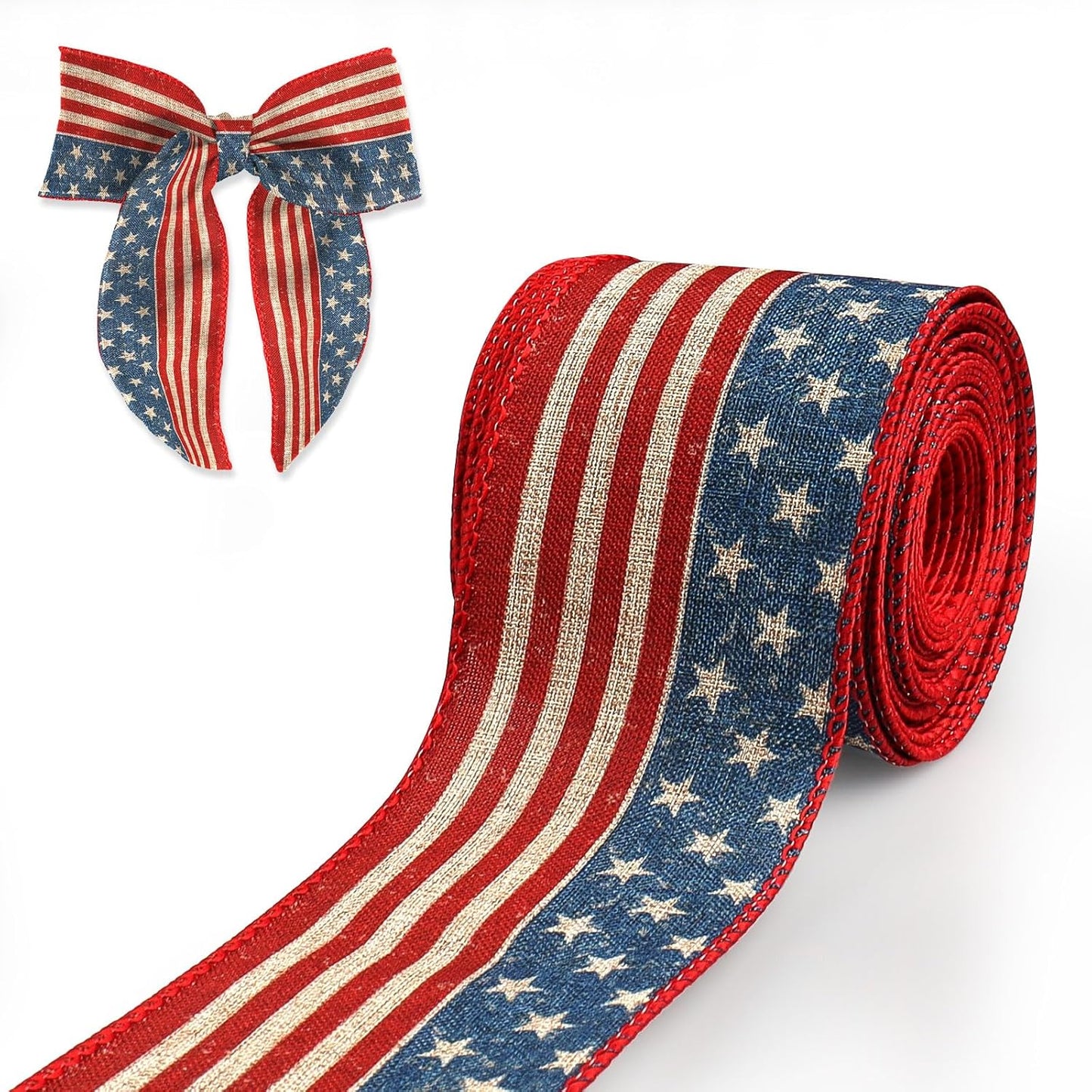 Vintage Americana Wired Ribbon Roll