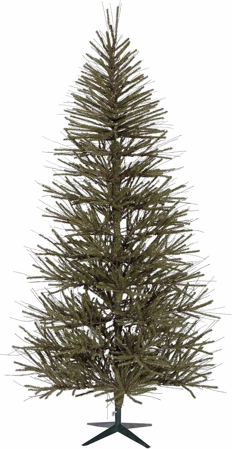 Vienna Twig Artificial Christmas Tree - 7 Foot Unlit Rustic Holiday Tree