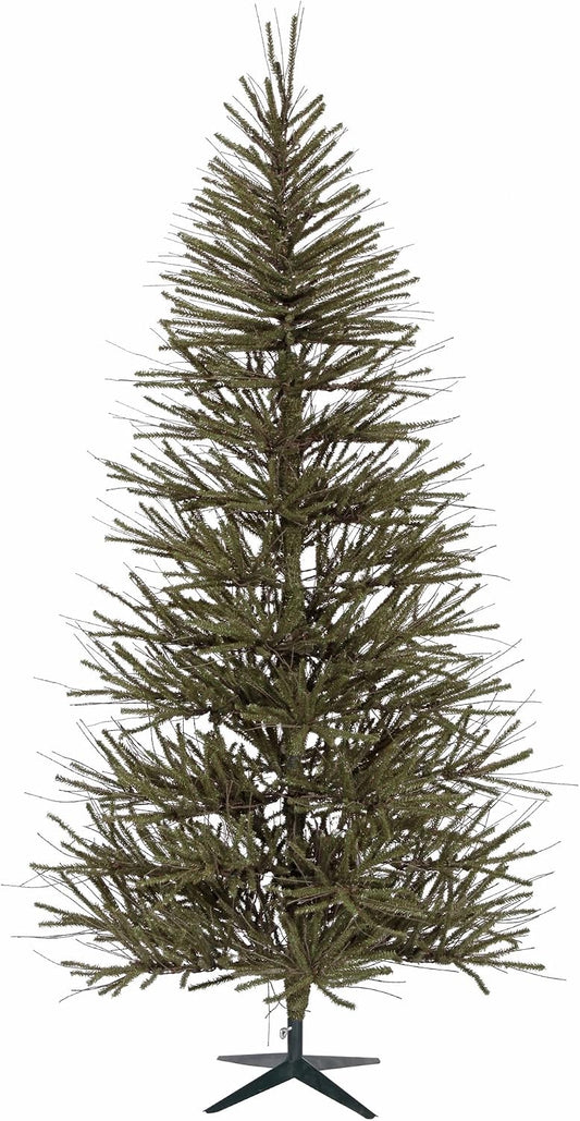 Vienna Twig Artificial Christmas Tree - 7 Foot Unlit Rustic Holiday Tree