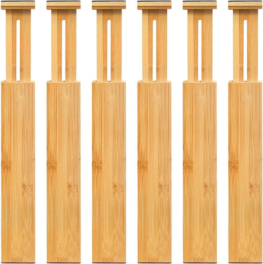 Expandable Bamboo Drawer Dividers