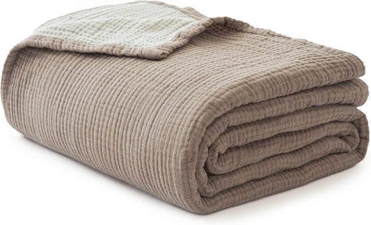 Simple & Opulent Cotton muslin Gauze Blanket