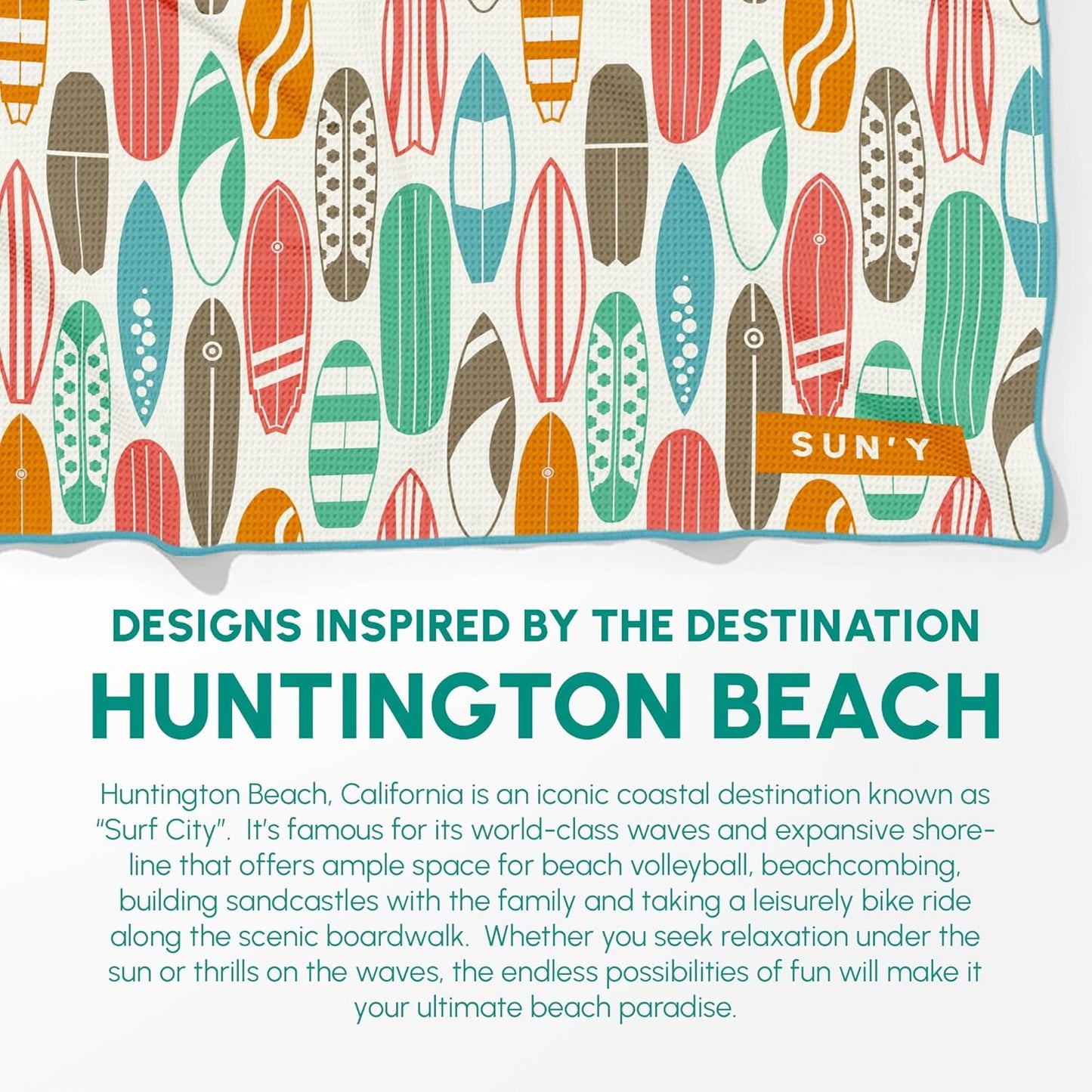 Coastal Escape Quick dry Beach Towel