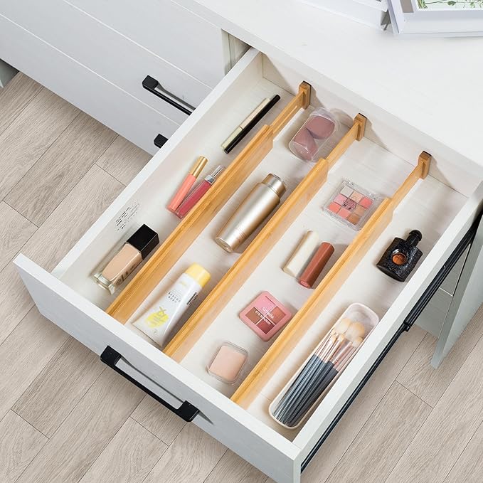 Expandable Bamboo Drawer Dividers