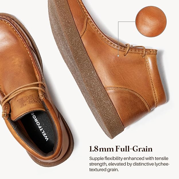 Men's Leather Chukka Boots