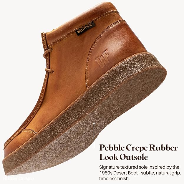 Men's Leather Chukka Boots