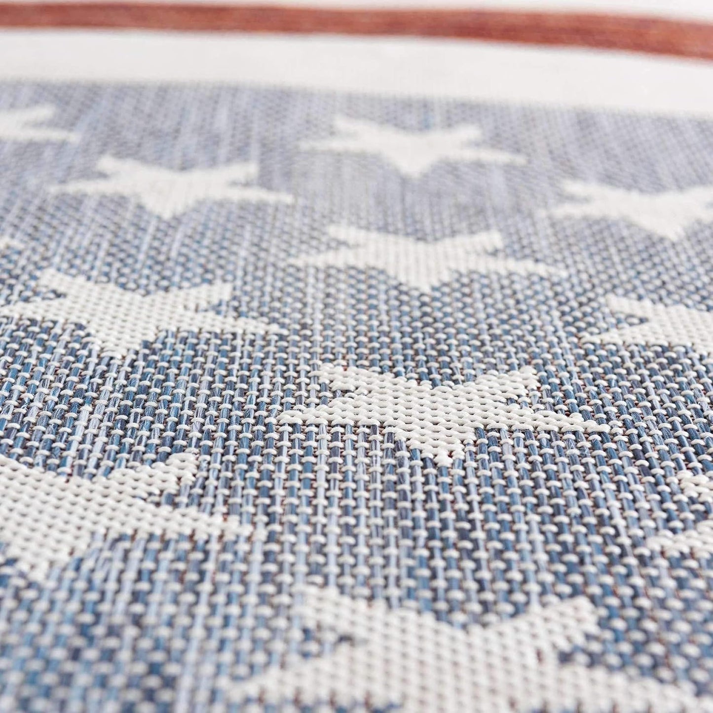 Patriotic American Flag Outdoor Rug