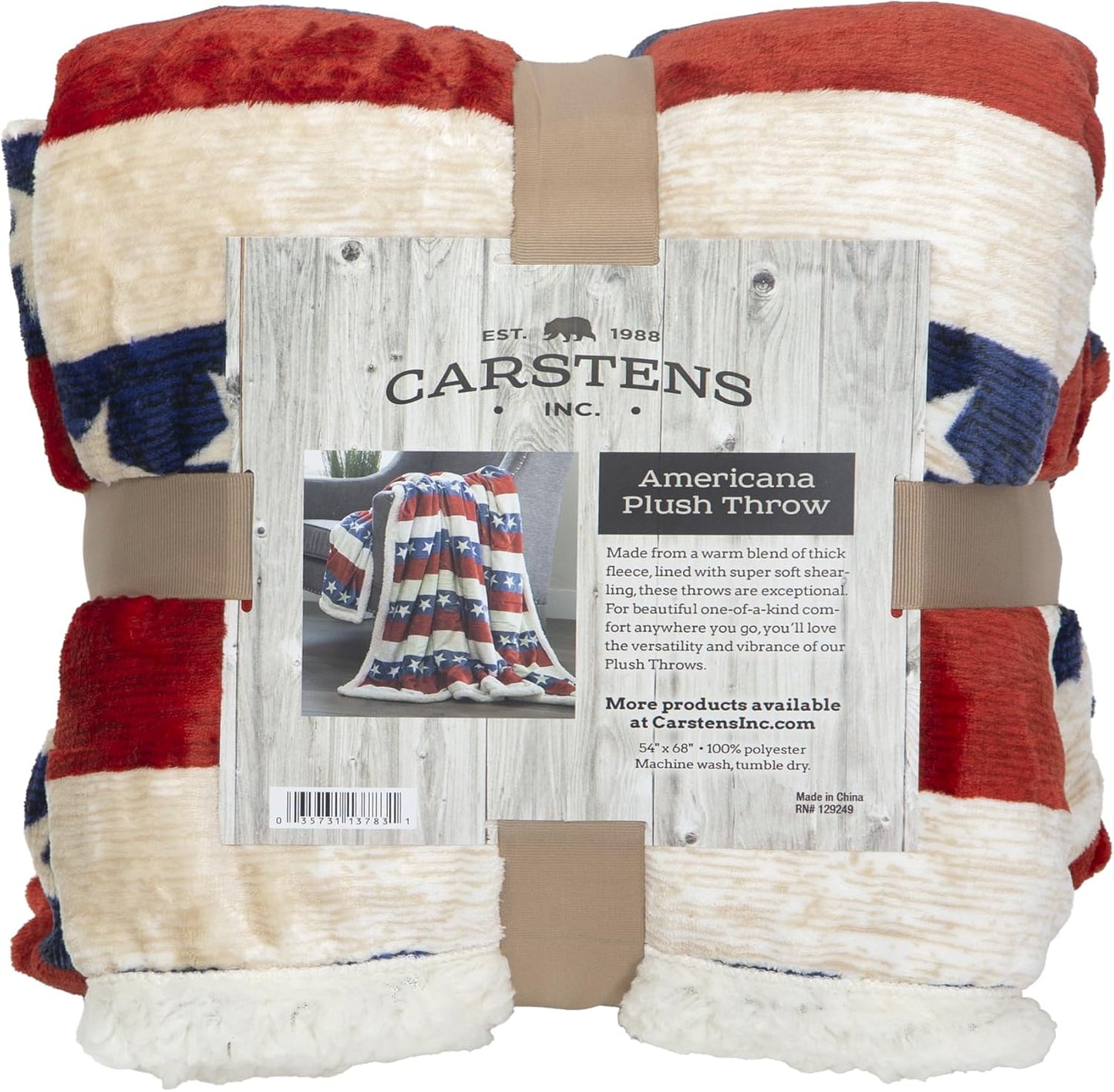 Cozy American Throw Blanket