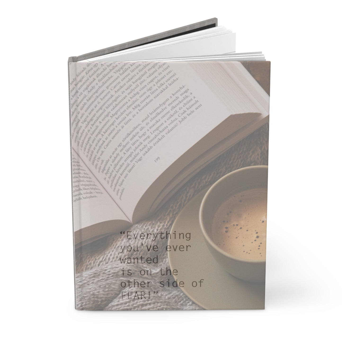 The Other Side of Fear Journal | Inspirational Hardcover Lined Notebook for Reflection, Goals & Everyday Writing