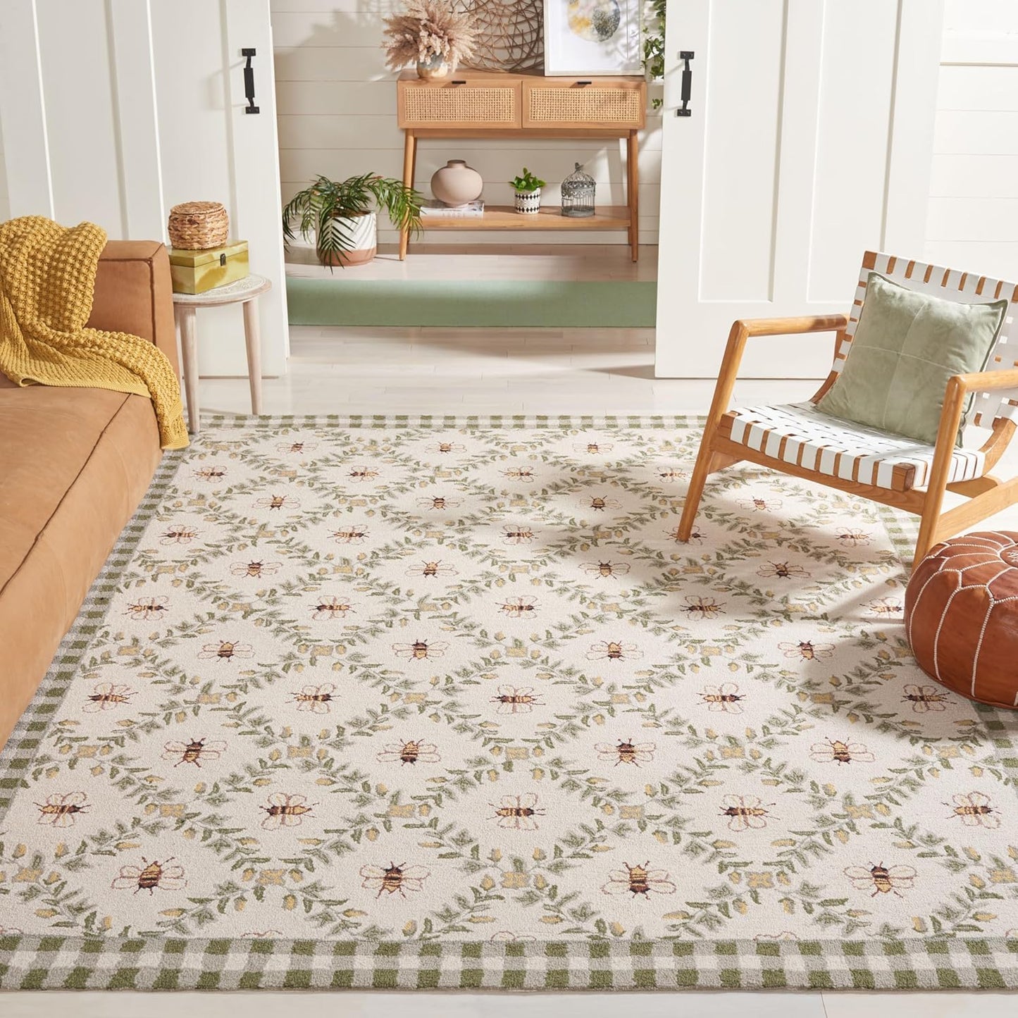 SAFAVIEH Chelsea Collection Hand Hooked Wool Area Rug