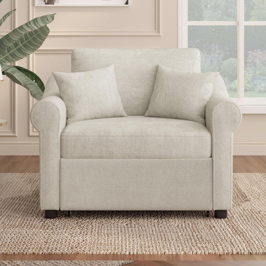 3-n-1 Convertible Sleeper Chair for Small Spaces