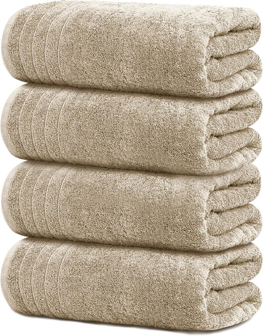 Heirloom Sand Cotton Bath Towels (Other Colors available)