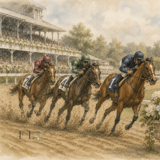 Kentucky Derby Horse Racing Watercolor Clipart PNG