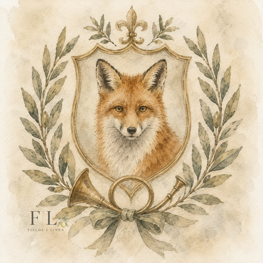 Fox Crest watercolor Clipart PNG