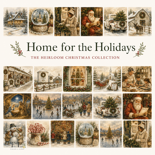Home for the Holidays Collection - Watermark Clip Art PNG
