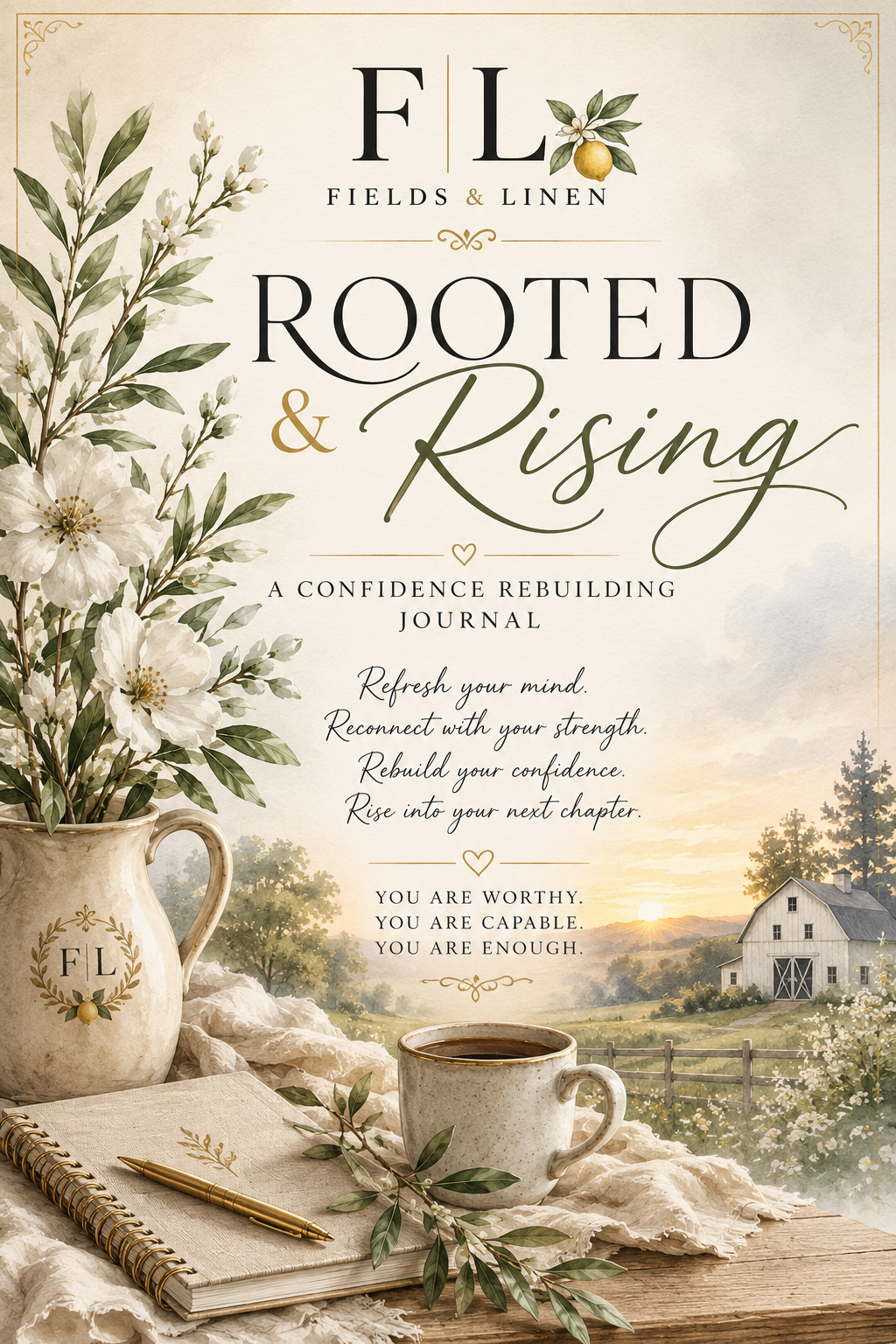 Rooted & Rising | A Guided Confidence Journal (Digital Download)