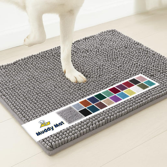 Muddy Paws Quick-Dry Chenille Door Mat